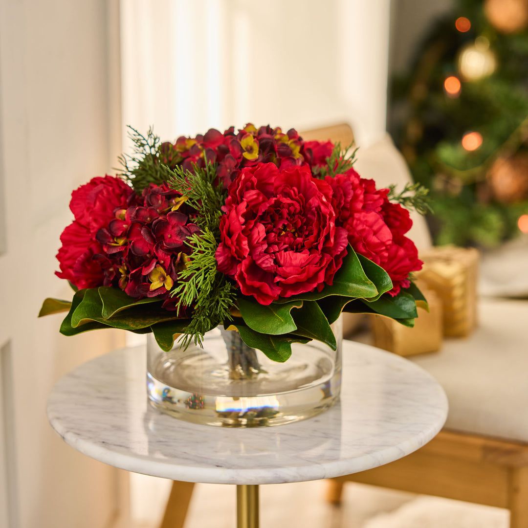 Elegant holiday centerpiece arrangement