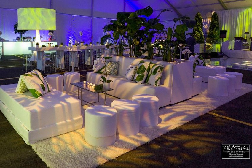 Modern furniture set for events